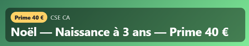 DE LA NAISSANCE A 3 ANS - 40€
